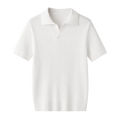 Chalk Ribbed Polo
