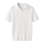 Chalk Ribbed Polo