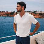 Chalk Ribbed Polo