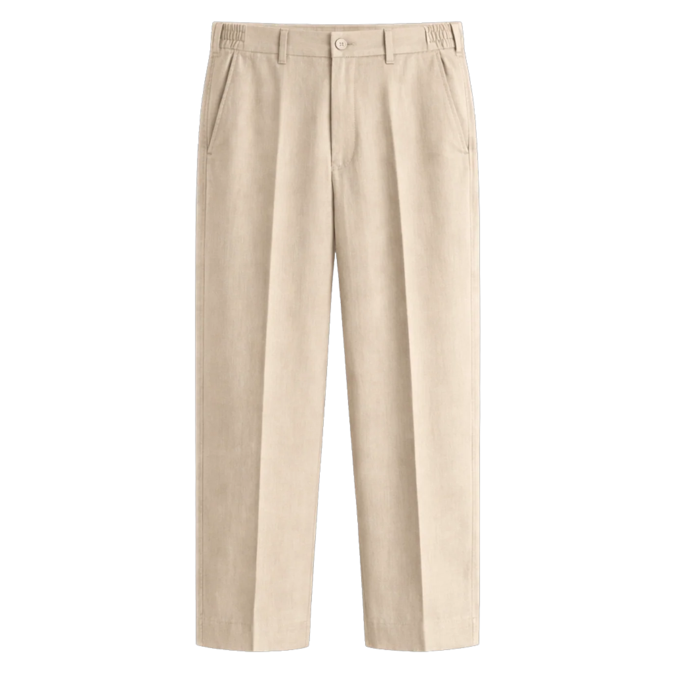 Sand Wide Leg Trousers